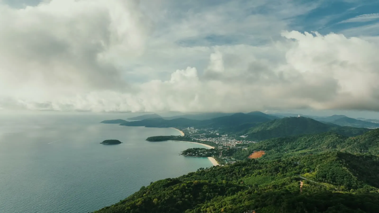 Aerial view of Phuket coastline used as an illustrative destination image